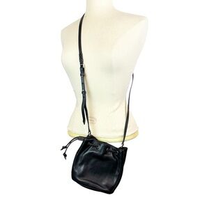 Cole Haan | Black Mini Crossbody Bucket Bag